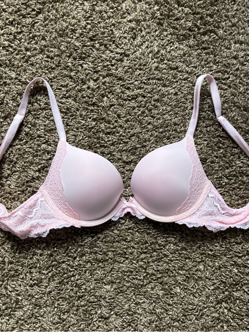Light Pink Lace Push Up Bra Bra